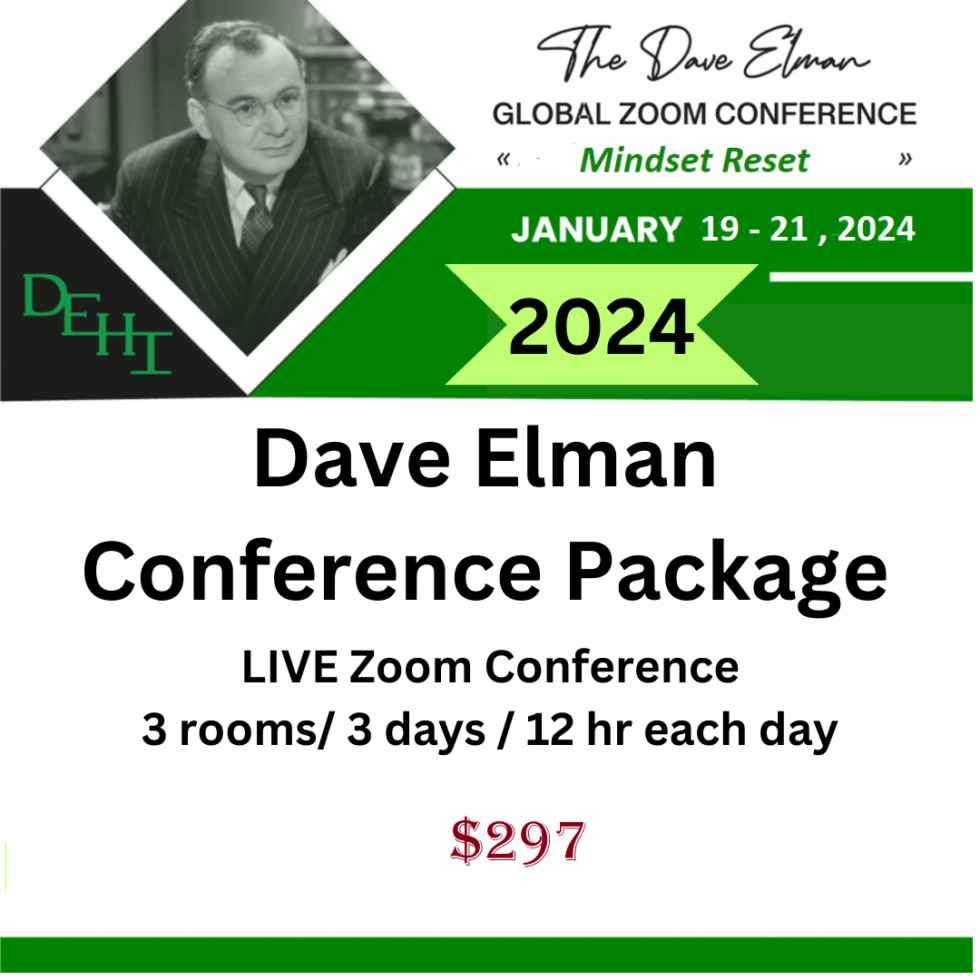 Elman Hypnosis Conference 2024 Dave Elman Hypnosis Institute